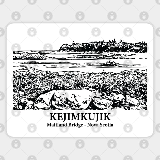 Kejimkujik - Maitland Bridge NS Magnet by Lakeric